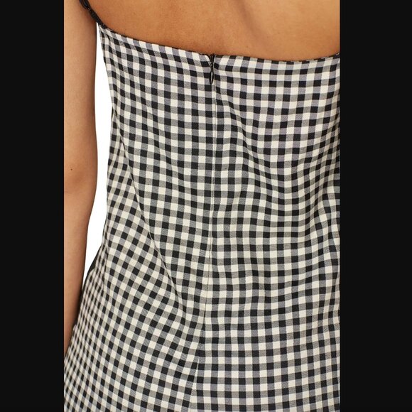 Scotch and Soda Wide Leg Check Jumpsuit XS - Picture 5 of 8